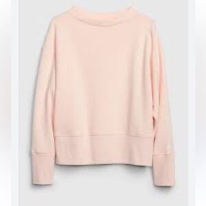 GAP Fit Pink Funnel-Neck Sweatshirt Petite Small